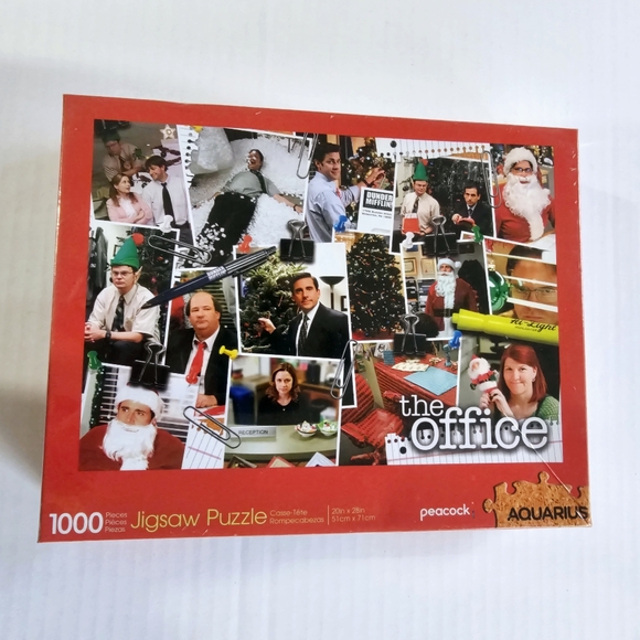 The Office jigsaw puzzle 1000 piece NIB holiday theme - Picture 1 of 7
